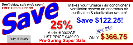 UV Air Purifier discount sale 35% OFF UV PRODUCT ON THIS PAGE ONLY WITH COUPON CODE OR 19% OFF MSRP WITHOUT COUPON CODE