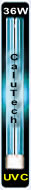 36 watt UVC lamp