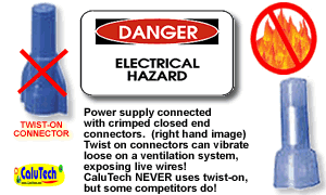 air purifier warning label